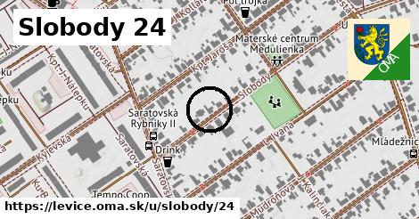 Slobody 24, Levice