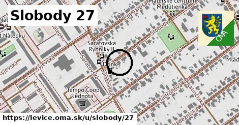 Slobody 27, Levice