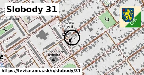 Slobody 31, Levice