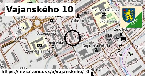 Vajanského 10, Levice