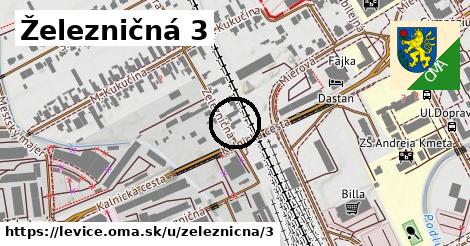 Železničná 3, Levice