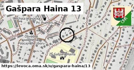 Gašpara Haina 13, Levoča