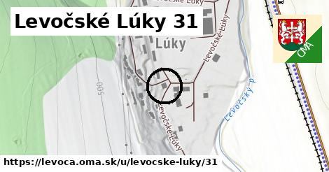 Levočské Lúky 31, Levoča