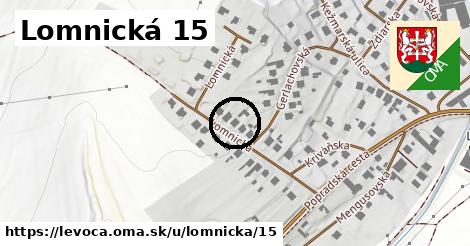 Lomnická 15, Levoča