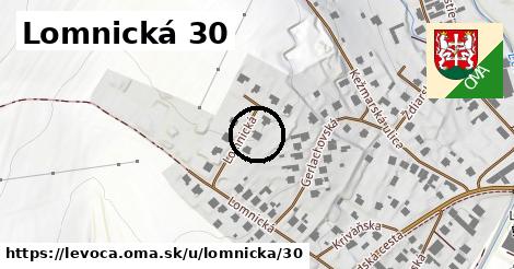 Lomnická 30, Levoča