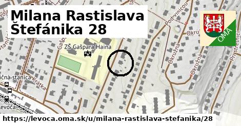 Milana Rastislava Štefánika 28, Levoča