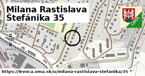 Milana Rastislava Štefánika 35, Levoča