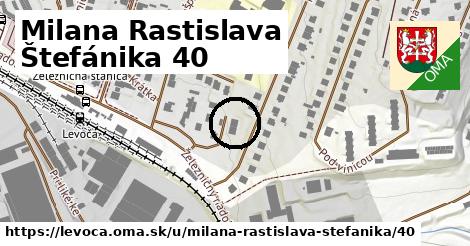 Milana Rastislava Štefánika 40, Levoča