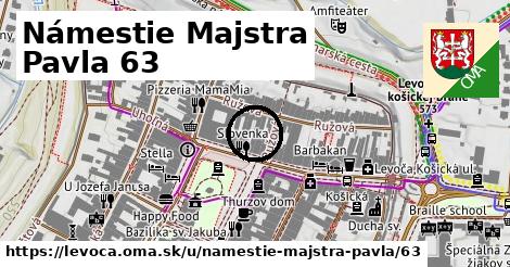 Námestie Majstra Pavla 63, Levoča