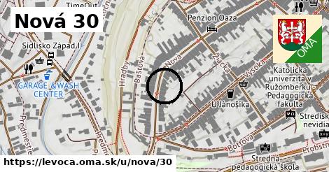 Nová 30, Levoča