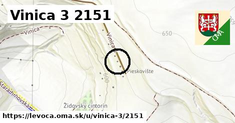 Vinica 3 2151, Levoča