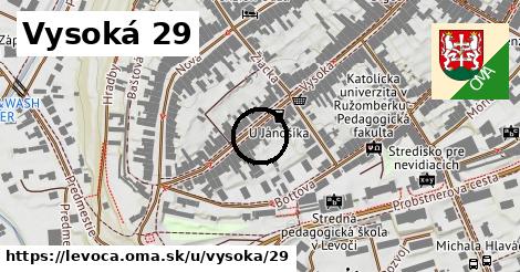 Vysoká 29, Levoča