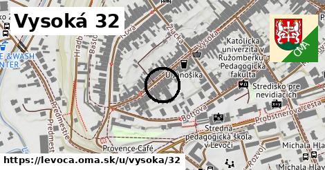 Vysoká 32, Levoča