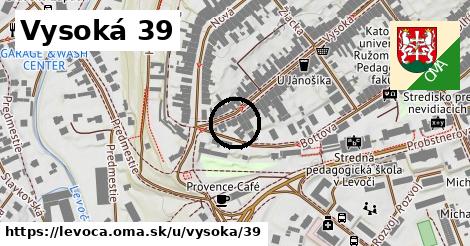 Vysoká 39, Levoča