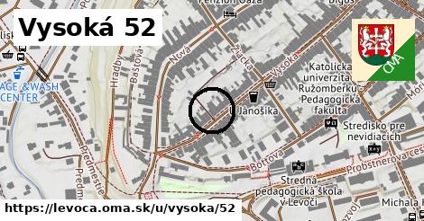 Vysoká 52, Levoča