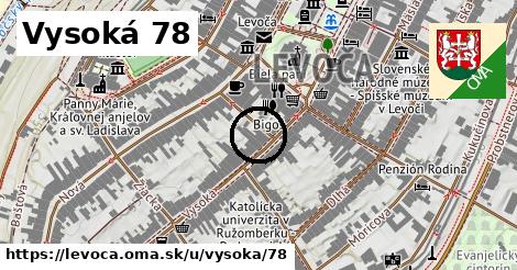 Vysoká 78, Levoča