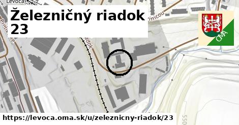 Železničný riadok 23, Levoča