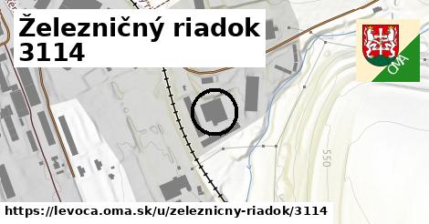 Železničný riadok 3114, Levoča