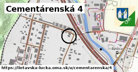 Cementárenská 4, Lietavská Lúčka