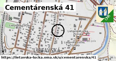 Cementárenská 41, Lietavská Lúčka