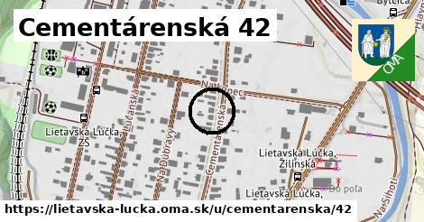 Cementárenská 42, Lietavská Lúčka