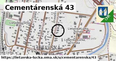 Cementárenská 43, Lietavská Lúčka