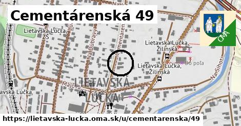 Cementárenská 49, Lietavská Lúčka