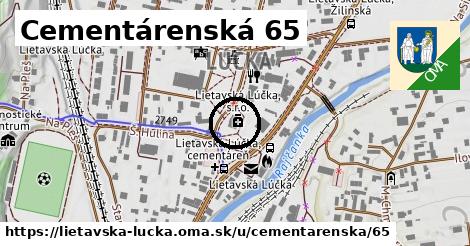 Cementárenská 65, Lietavská Lúčka