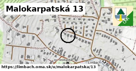 Malokarpatská 13, Limbach