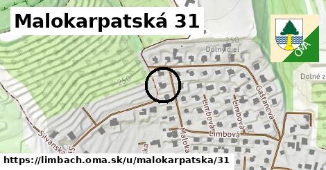 Malokarpatská 31, Limbach