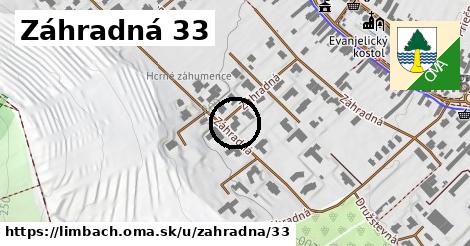 Záhradná 33, Limbach