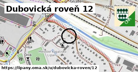 Dubovická roveň 12, Lipany