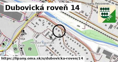 Dubovická roveň 14, Lipany