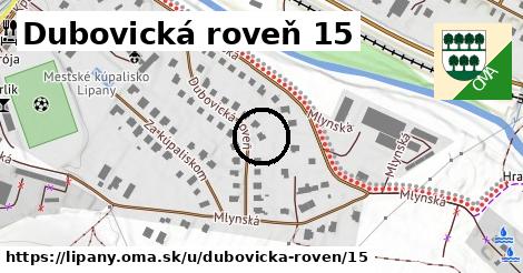 Dubovická roveň 15, Lipany