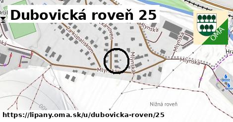 Dubovická roveň 25, Lipany