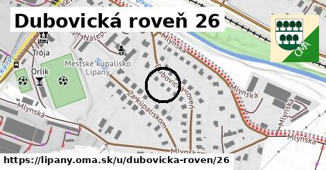 Dubovická roveň 26, Lipany