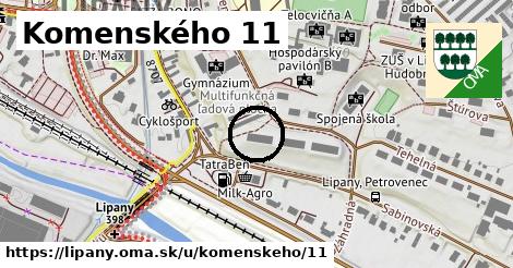 Komenského 11, Lipany