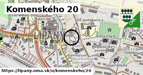 Komenského 20, Lipany