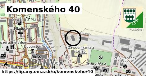 Komenského 40, Lipany