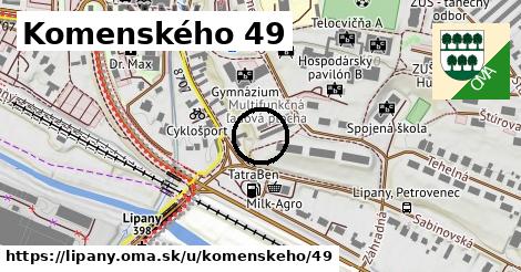 Komenského 49, Lipany