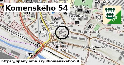 Komenského 54, Lipany