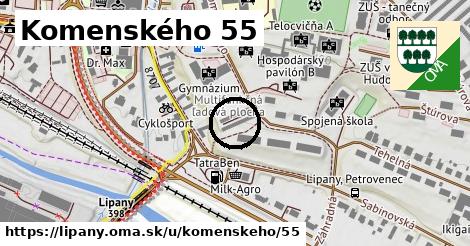 Komenského 55, Lipany