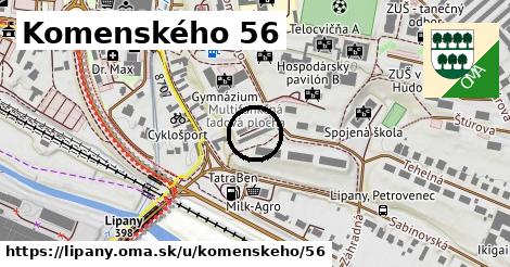 Komenského 56, Lipany