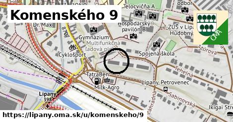 Komenského 9, Lipany