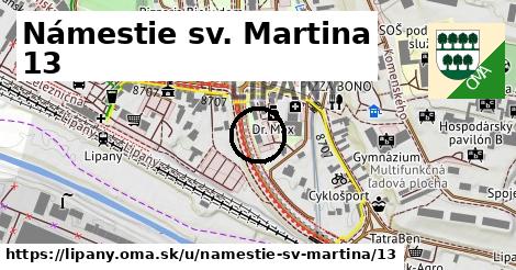 Námestie sv. Martina 13, Lipany