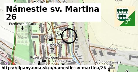 Námestie sv. Martina 26, Lipany