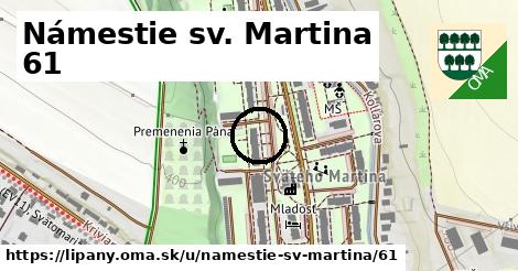 Námestie sv. Martina 61, Lipany