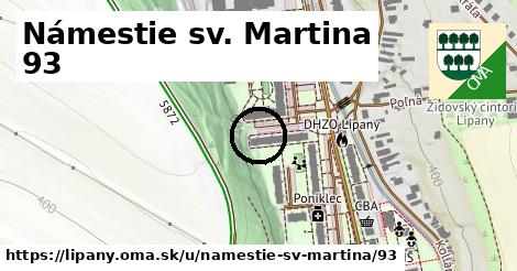 Námestie sv. Martina 93, Lipany