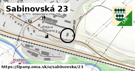 Sabinovská 23, Lipany