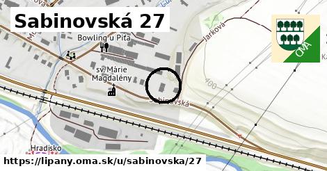 Sabinovská 27, Lipany